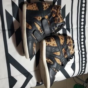 Cheetah print sneakers